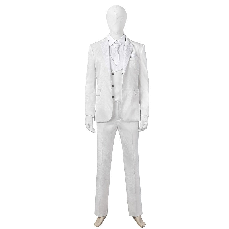 Moon Knight Cosplay Suit Marc Spector Adult Men Moon Knight Costume Shirt Pants Mask for Halloween - Astricos