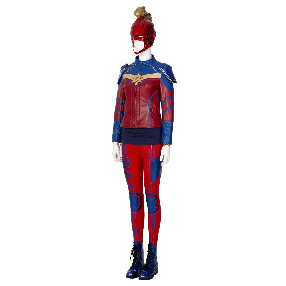 Ms. Marvel Halloween Cosplay Kamala Khan Battle Suit Costume Set - Astricos