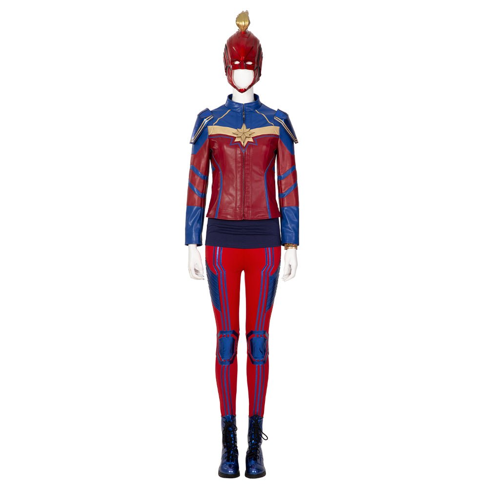 Ms. Marvel Halloween Cosplay Kamala Khan Battle Suit Costume Set - Astricos