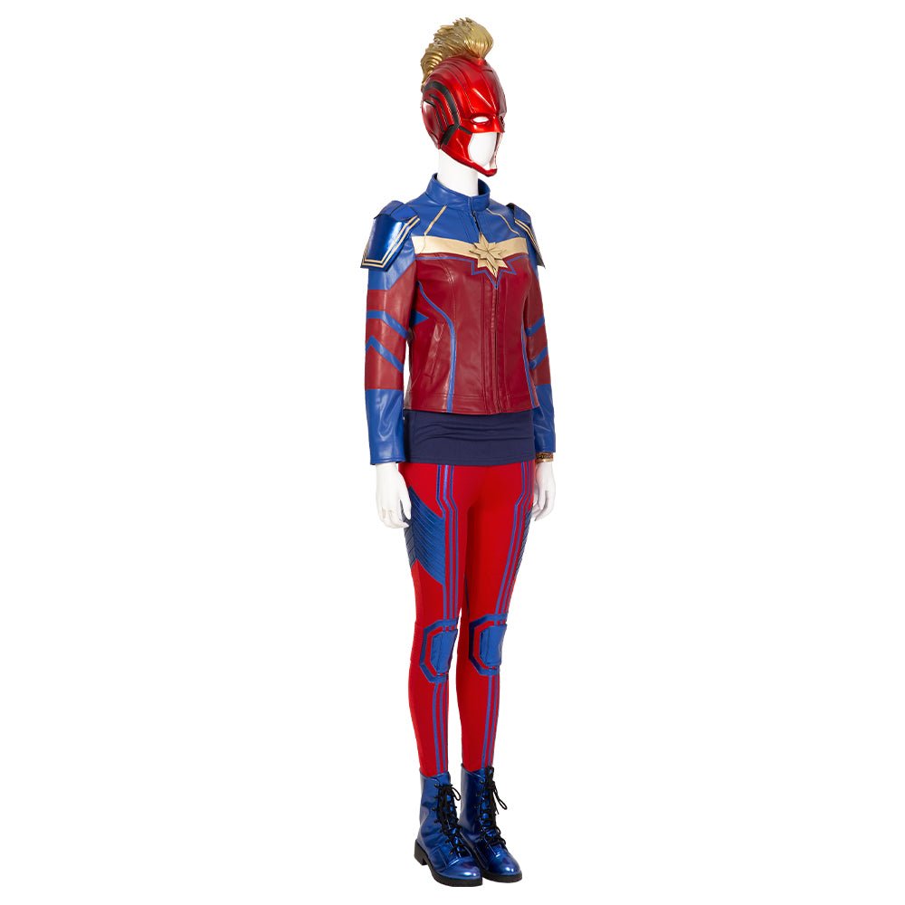 Ms. Marvel Halloween Cosplay Kamala Khan Battle Suit Costume Set - Astricos