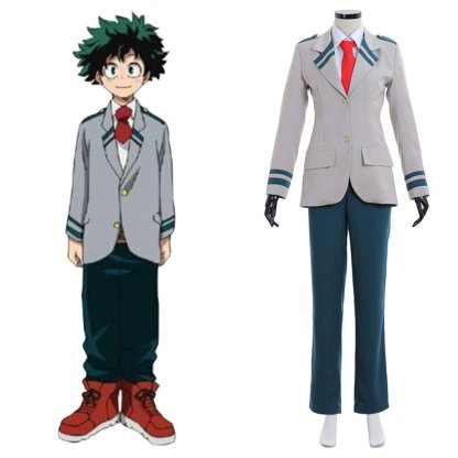 My Hero Academia Izuku Midoriya & Shoto Todoroki School Uniform Cosplay Costume - Astricos-Astricos