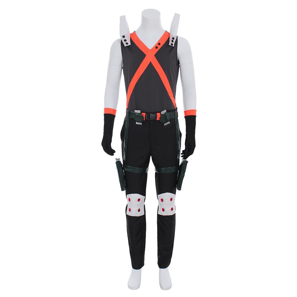Katsuki Bakugou Cosplay Costume Full Set - My Hero Academia Explosive Hero Outfit-Astricos