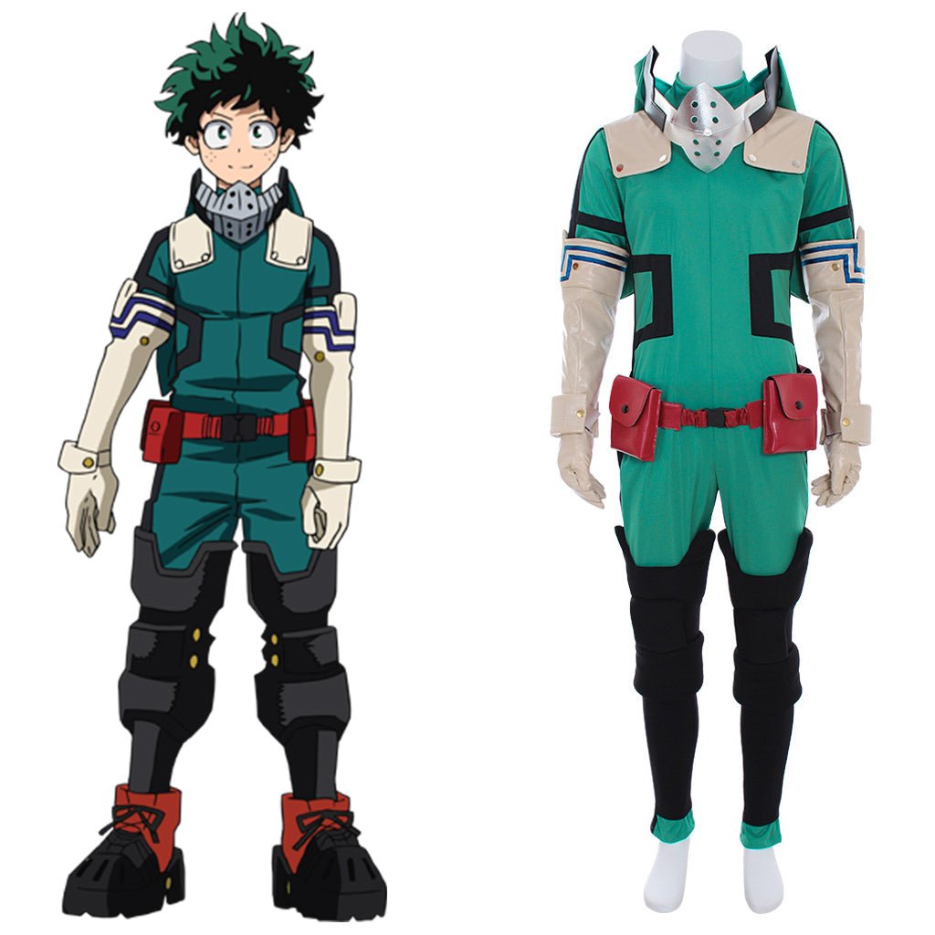 My Hero Academia Midoriya Izuku Deku Jumpsuit Cosplay Costume - Premium Quality | Astricos-Astricos