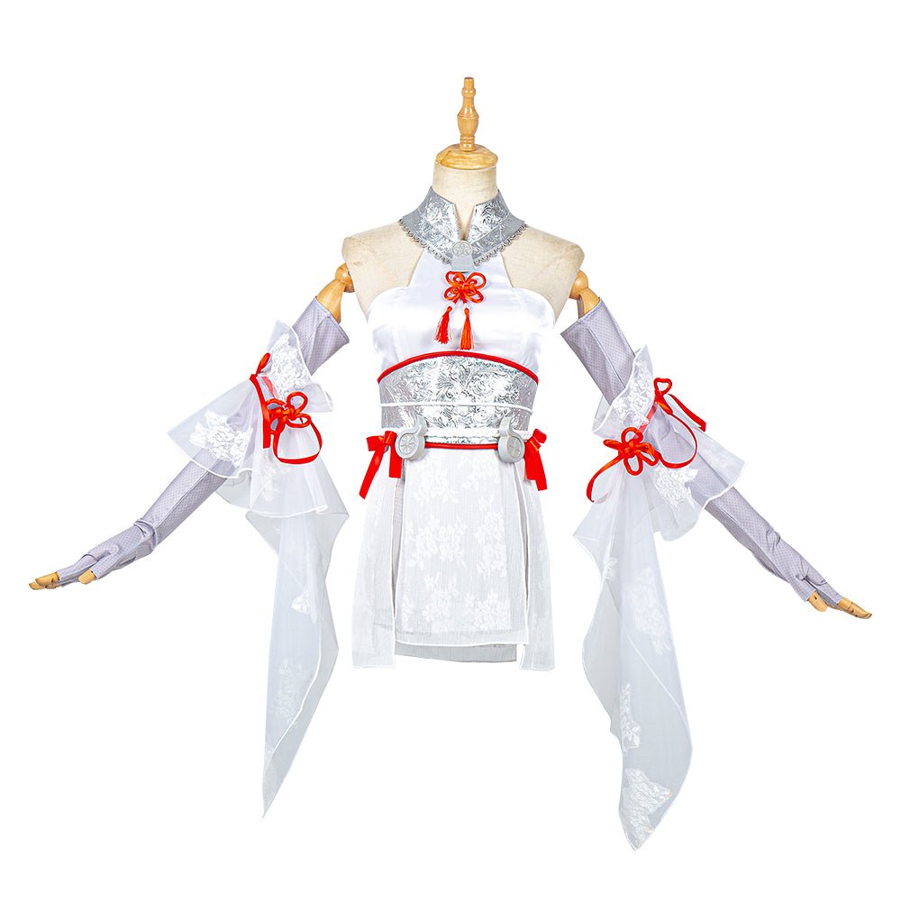 Naraka – Chinese Game Costume Tu Yu Cosplay Outfit Hu Tao Waist Accessories for Women - Astricos