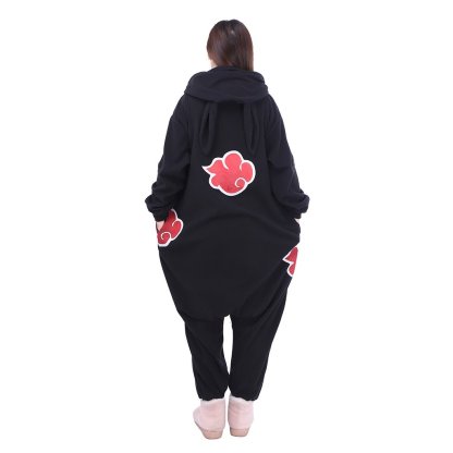 Naruto Akatsuki Rabbit Ear Onesie Cosplay Costume - Premium Fleece Anime Outfit-Astricos