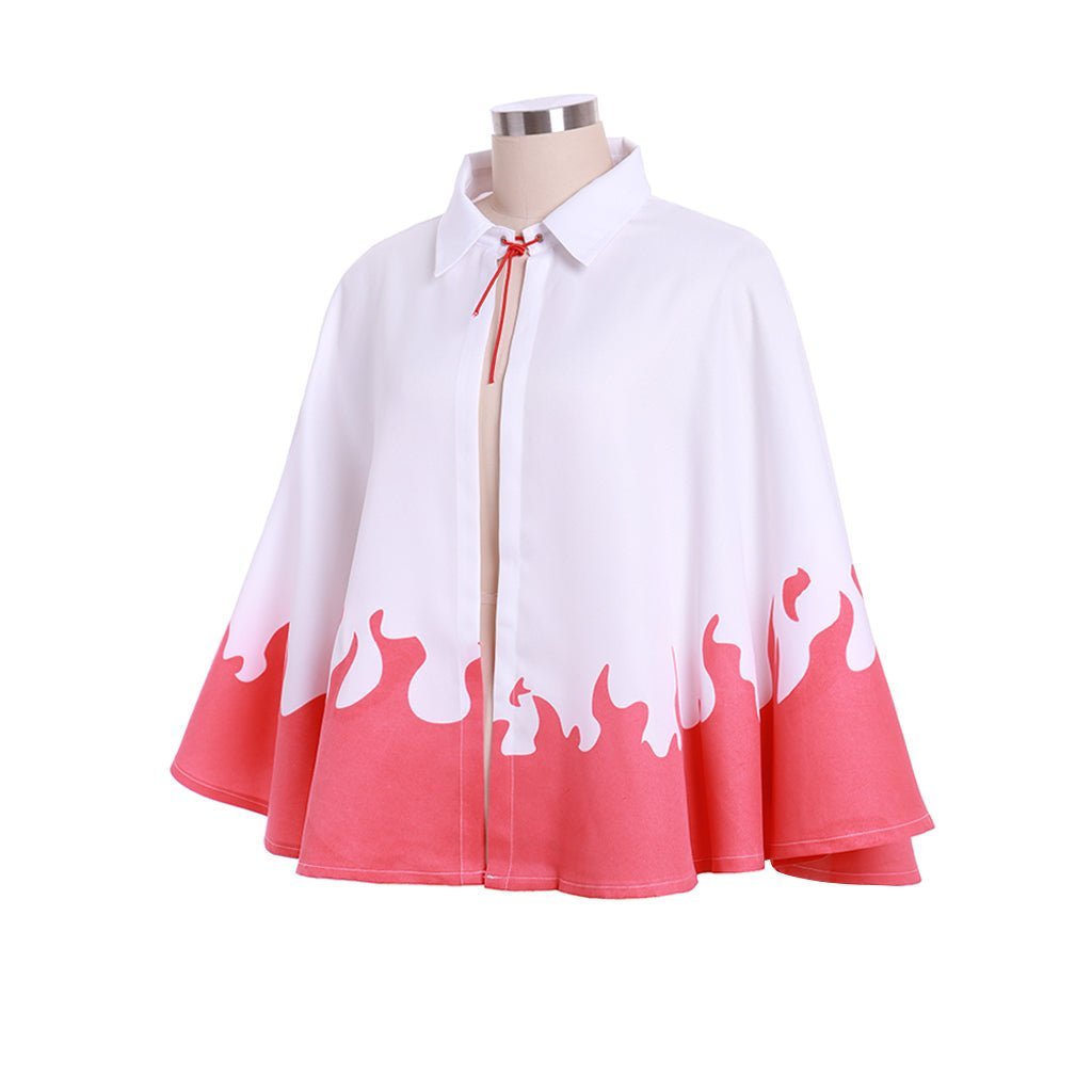 Naruto Shippuden Akatsuki Hokage Cloak Robe Coat - Premium Anime Cosplay Costume for Adults-Astricos