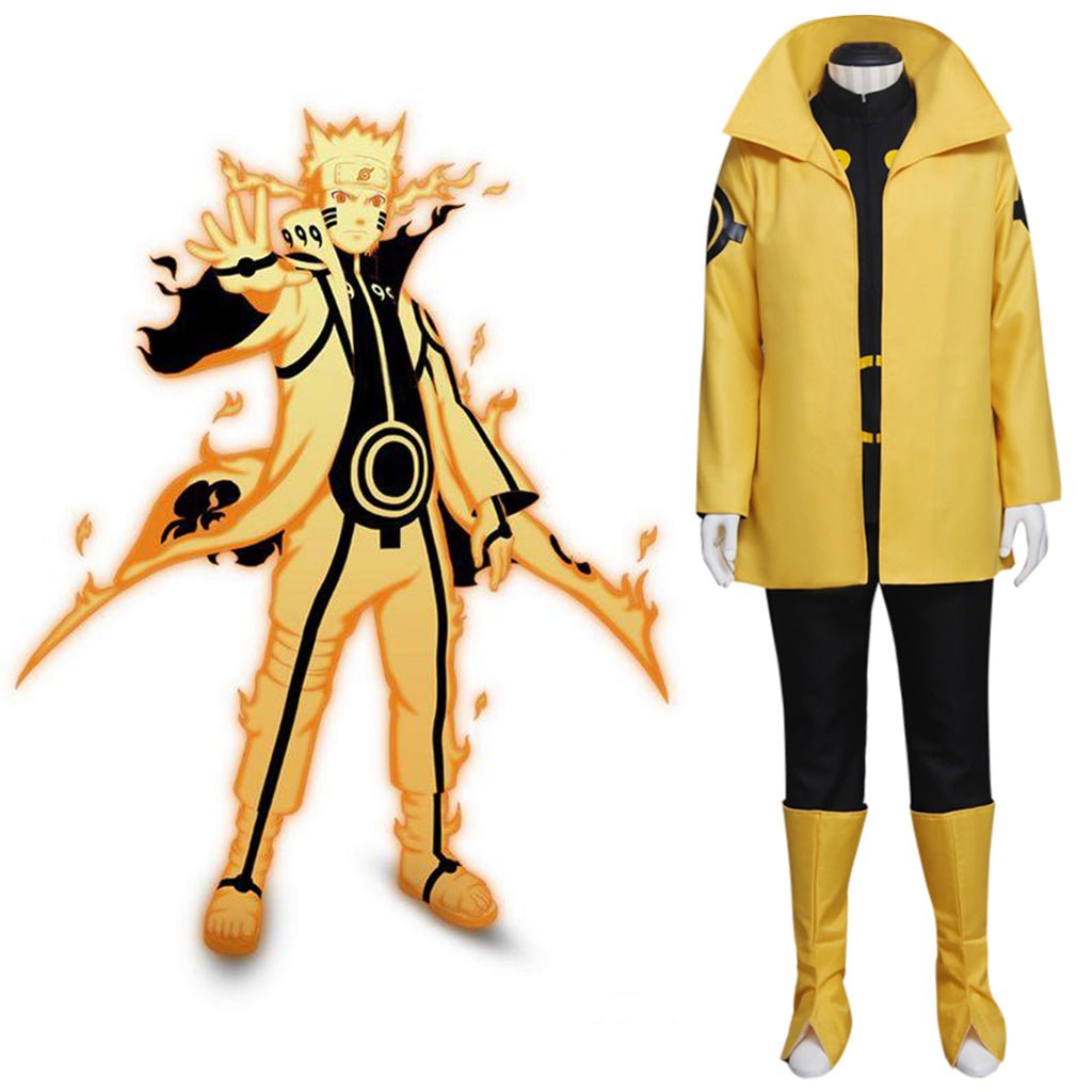 Naruto Six Paths Sage Mode Cosplay Costume - Authentic Anime Outfit-Astricos