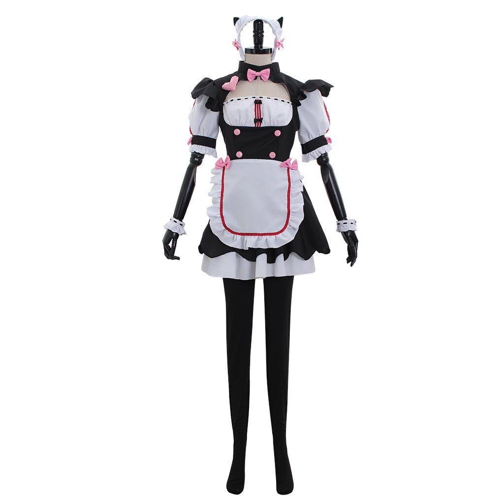 Nekopara Chocolate Maid Dress - Authentic Anime Cosplay Costume-Astricos