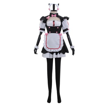 Nekopara Chocolate Maid Dress - Authentic Anime Cosplay Costume-Astricos