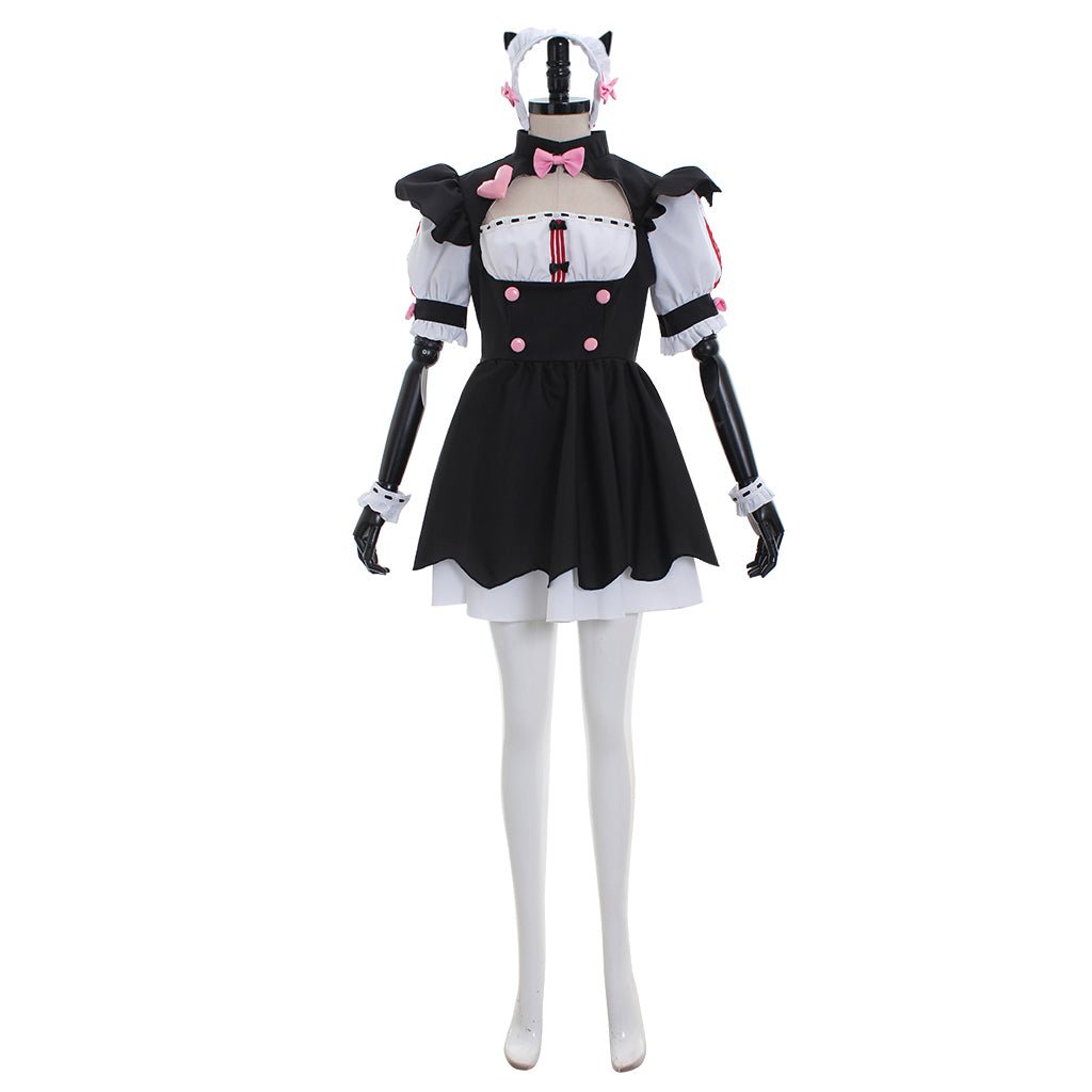 Nekopara Chocolate Maid Dress - Authentic Anime Cosplay Costume-Astricos