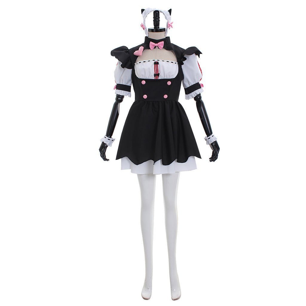 Nekopara Chocolate Maid Dress - Authentic Anime Cosplay Costume-Astricos