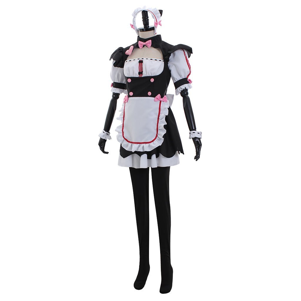 Nekopara Chocolate Maid Dress - Authentic Anime Cosplay Costume-Astricos