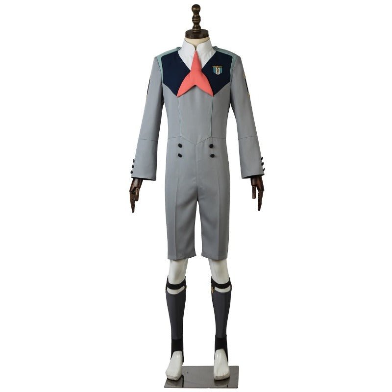 New Japanese Anime DARLING in the FRANXX HIRO 016 Cosplay Costume Unisex Jumpsuit Halloween Carnival Uniforms Custom Made - Astricos