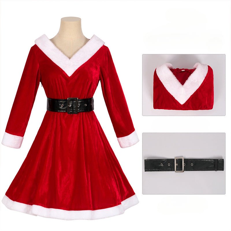 Medieval Christmas Cosplay Costume - Festive Party & Stage Performance Outfit-Astricos