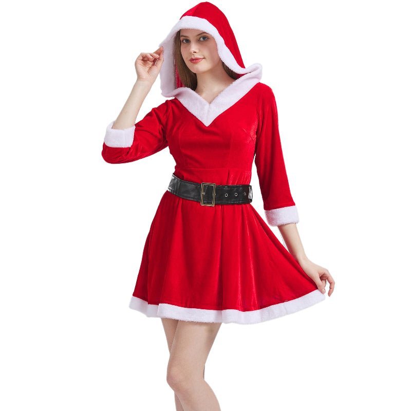 Medieval Christmas Cosplay Costume - Festive Party & Stage Performance Outfit-Astricos