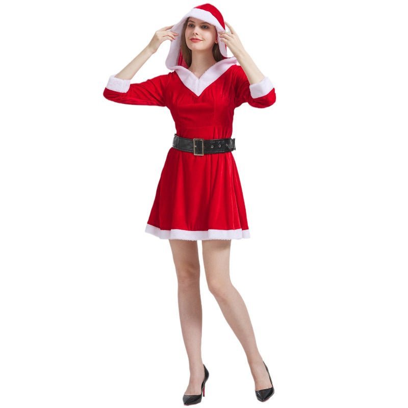 Medieval Christmas Cosplay Costume - Festive Party & Stage Performance Outfit-Astricos