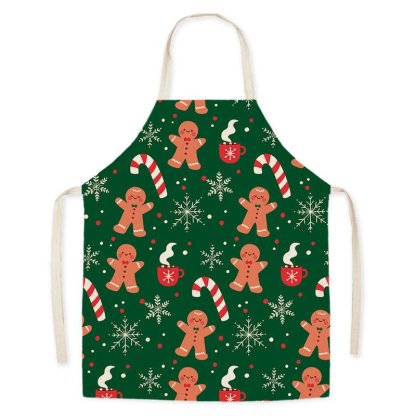 Premium Linen Christmas Kitchen Apron for Adults & Kids - Anti-Fouling & Decorative-Astricos