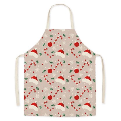 Premium Linen Christmas Kitchen Apron for Adults & Kids - Anti-Fouling & Decorative-Astricos