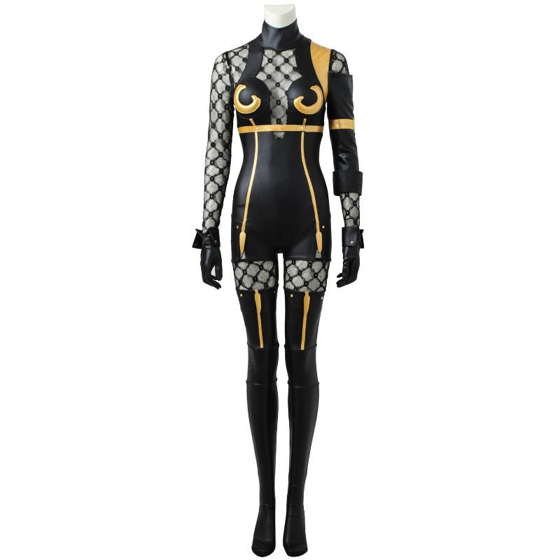 NieR Automata Operator 6O/21O Black Jumpsuit Cosplay Costume - Sexy Bodysuit for Women - Astricos