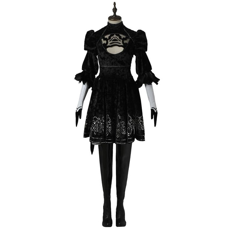 Nier Automata Yorha 2B Cosplay Costume Women Girls Halloween Carnival Outfit - Astricos