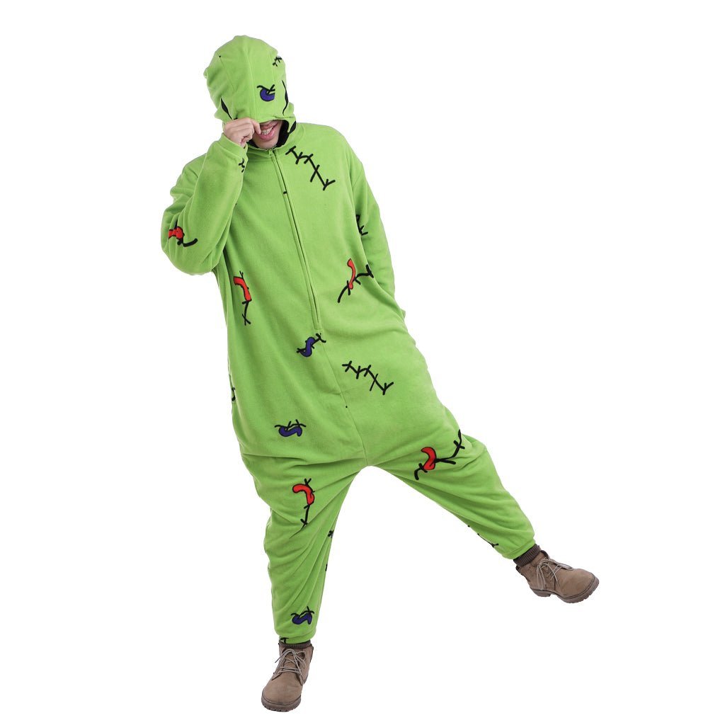 Oogie Boogie Cosplay Costume Kigurumi - Soft & Cozy Halloween Outfit | Astricos-Astricos