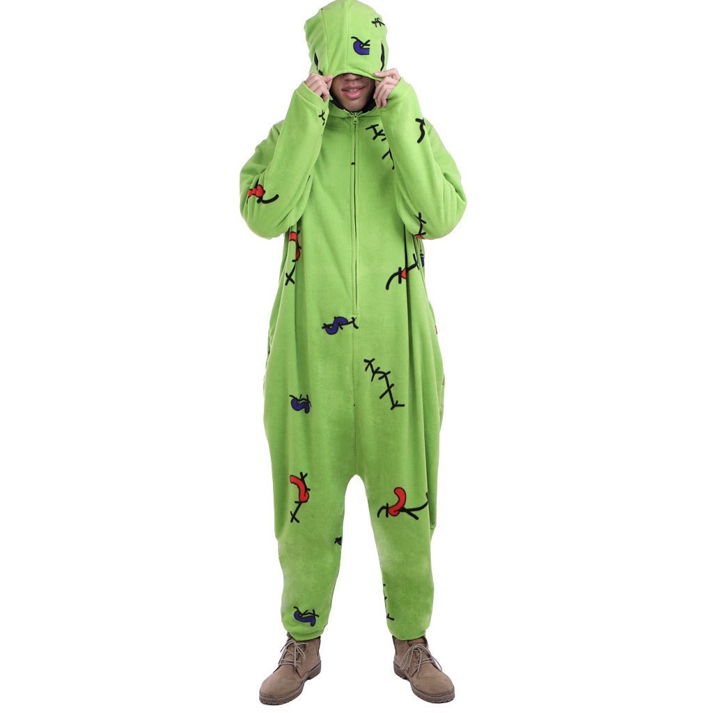 Oogie Boogie Cosplay Costume Kigurumi - Soft & Cozy Halloween Outfit | Astricos-Astricos