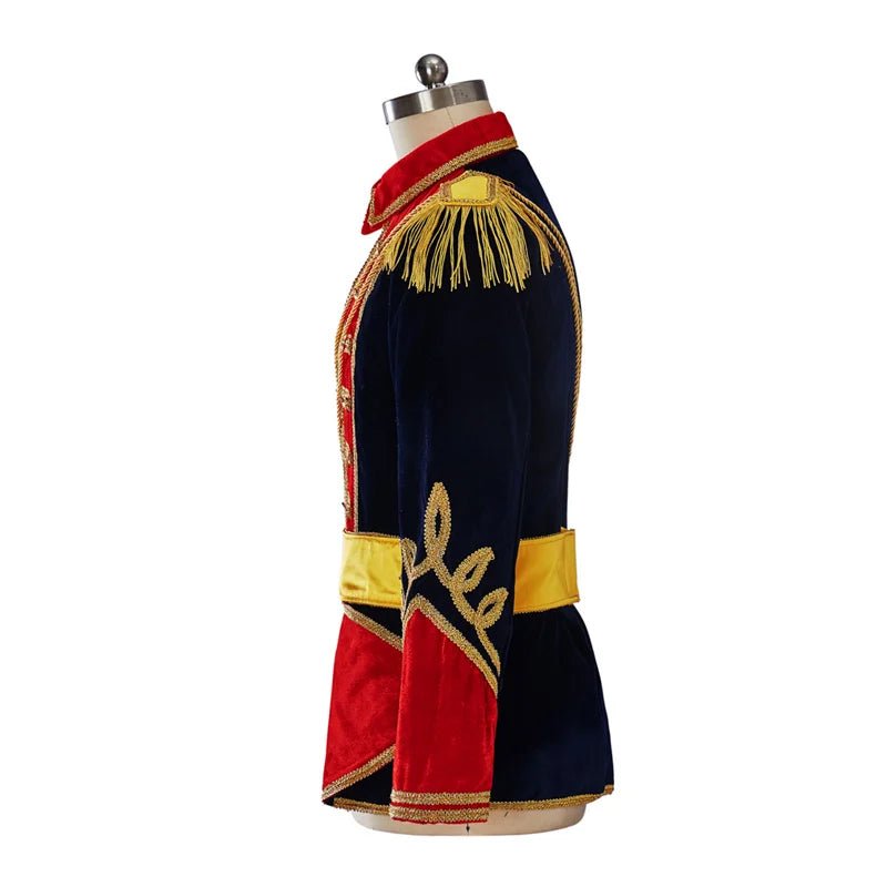 Nutcracker Royal Military Uniform Costume for Men - Regency Colonial Tuxedo with Hat | Astricos-Astricos