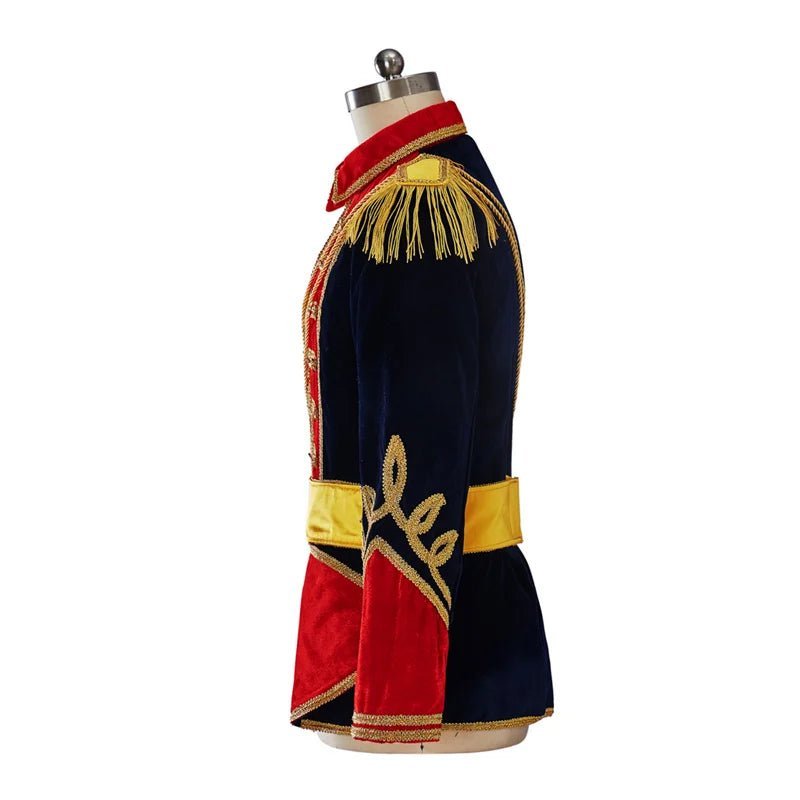 Nutcracker Royal Military Uniform Costume for Men - Regency Colonial Tuxedo with Hat | Astricos-Astricos