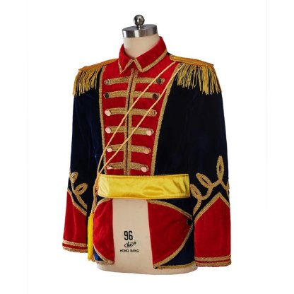 Nutcracker Royal Military Uniform Costume for Men - Regency Colonial Tuxedo with Hat | Astricos-Astricos