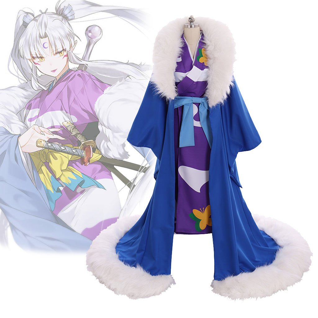 Elegant Ringetsu Cosplay Costume - Sesshomaru's Mother Outfit from Inuyasha-Astricos