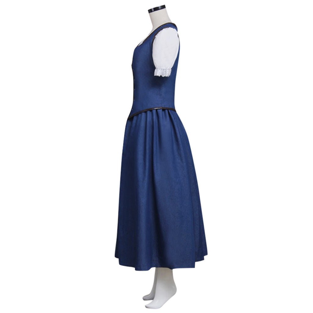 Once Upon a Time Belle Cosplay Dress for Women - Halloween & Carnival Costume-Astricos