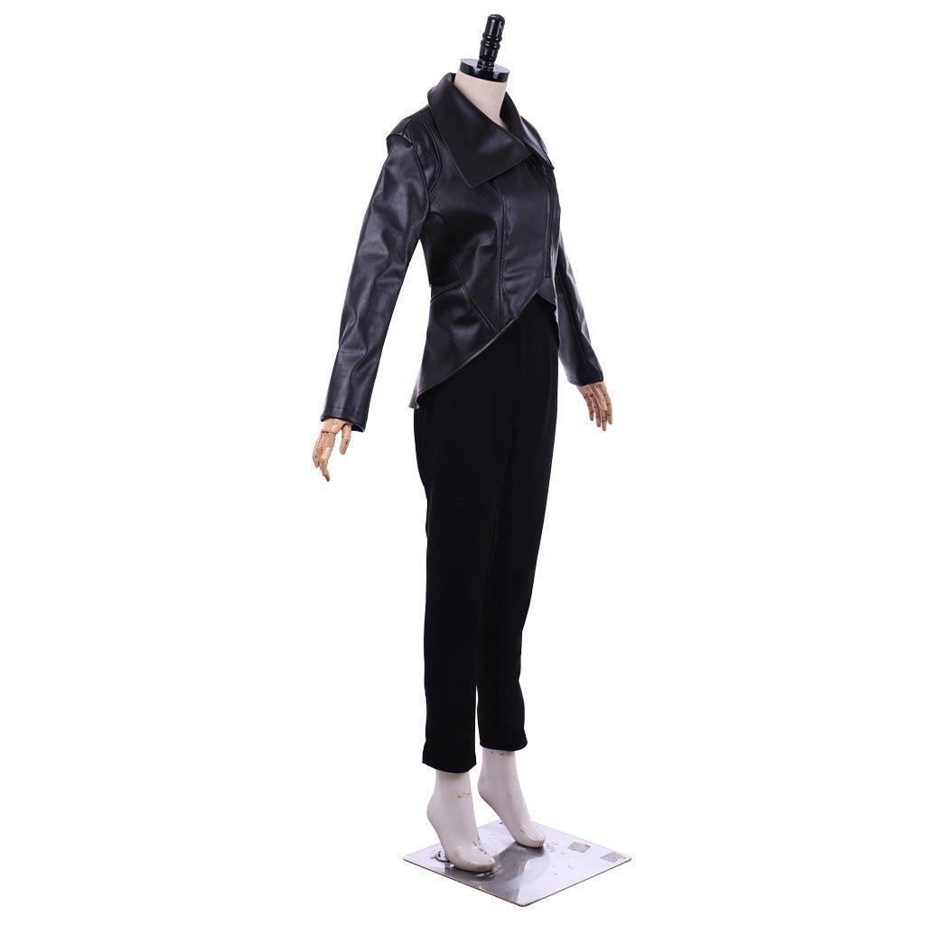 Emma Swan Cosplay Costume - Once Upon a Time Black Jacket & Pants | Halloween Outfit-Astricos