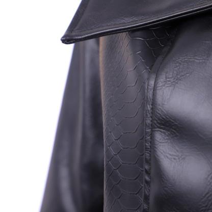Emma Swan Cosplay Costume - Once Upon a Time Black Jacket & Pants | Halloween Outfit-Astricos