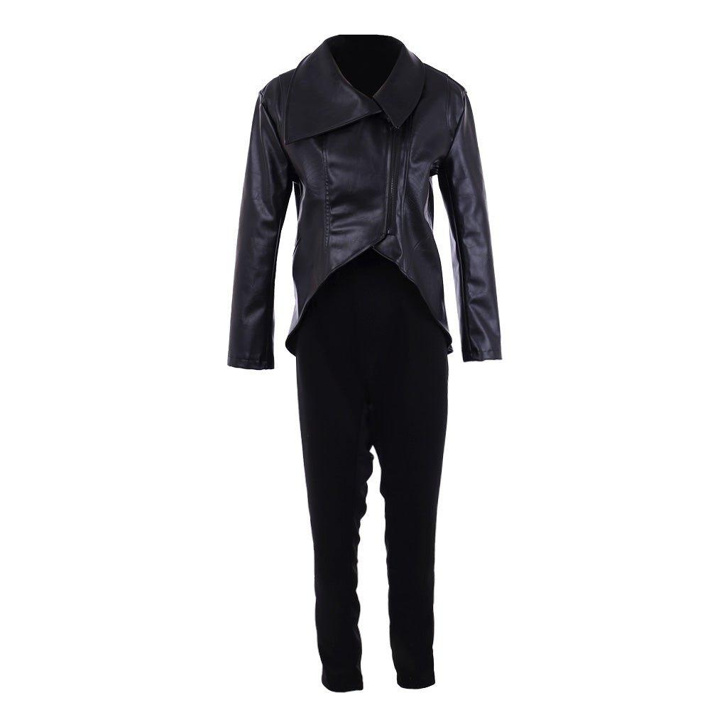 Emma Swan Cosplay Costume - Once Upon a Time Black Jacket & Pants | Halloween Outfit-Astricos