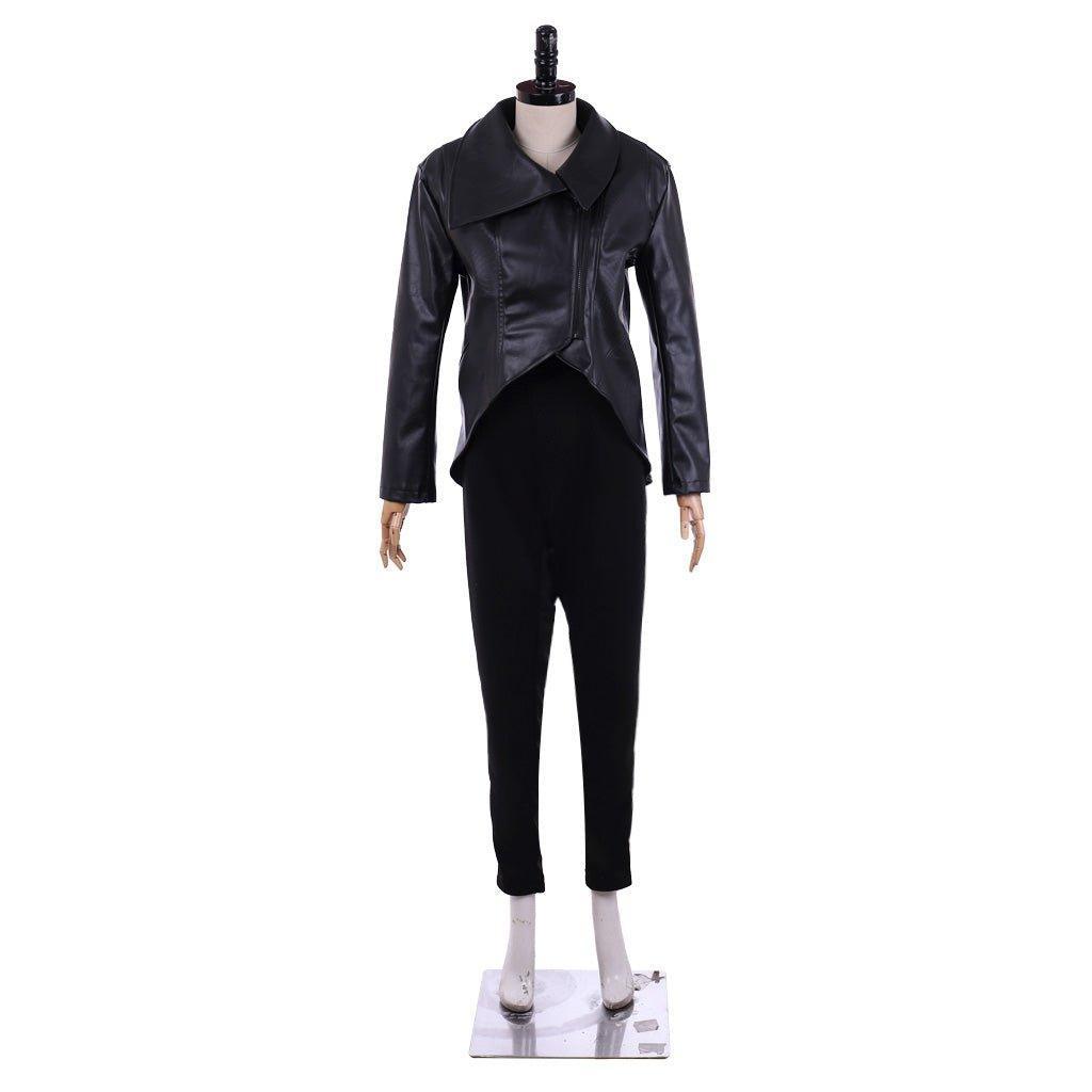 Emma Swan Cosplay Costume - Once Upon a Time Black Jacket & Pants | Halloween Outfit-Astricos