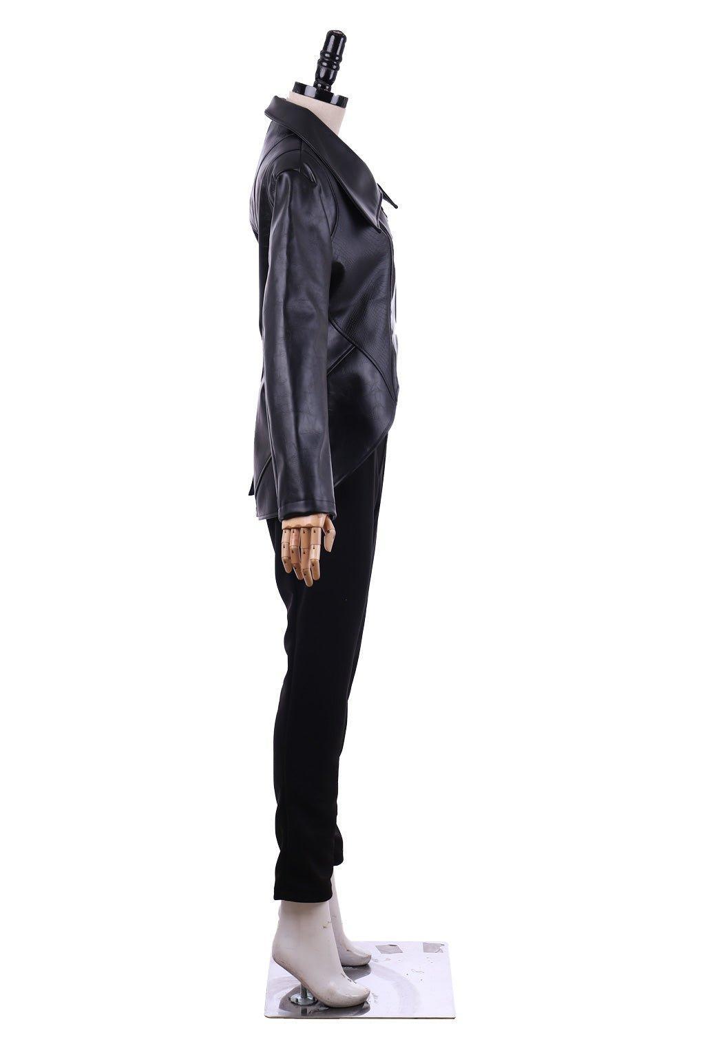 Emma Swan Cosplay Costume - Once Upon a Time Black Jacket & Pants | Halloween Outfit-Astricos