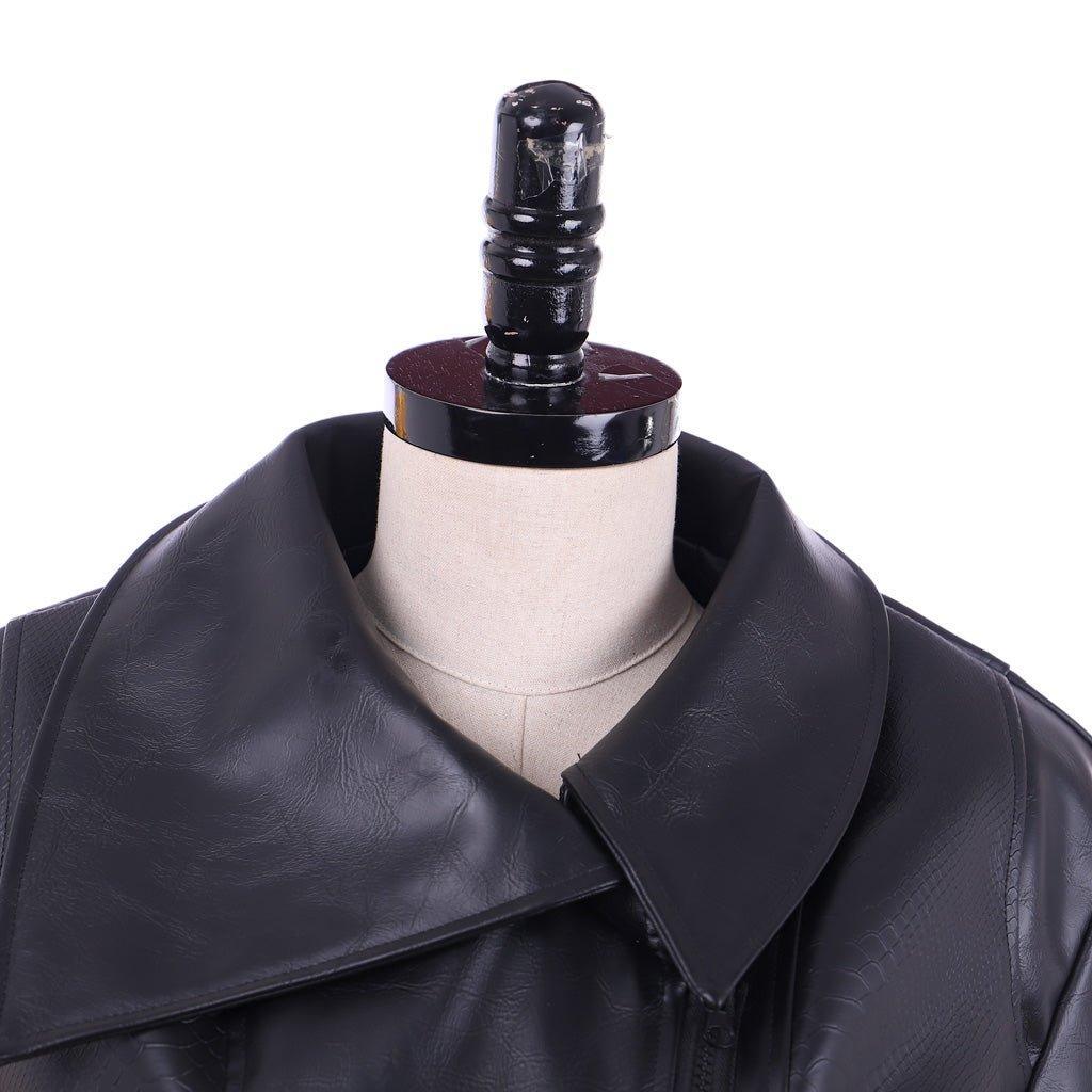 Emma Swan Cosplay Costume - Once Upon a Time Black Jacket & Pants | Halloween Outfit-Astricos