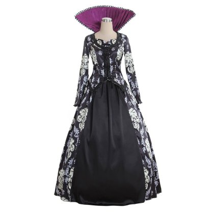 Regina Mills Evil Queen Cosplay Costume | Once Upon A Time Adult Women's Halloween Dress-Astricos