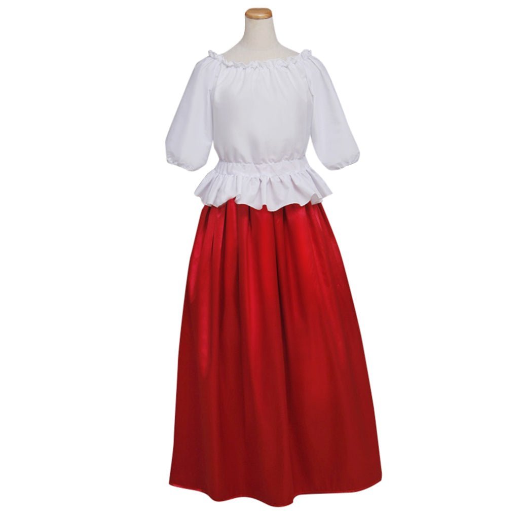 Once Upon a Time Ruby's Little Red Riding Hood Cloak Costume Dress - Adult Women's Halloween Cosplay Outfit-Astricos