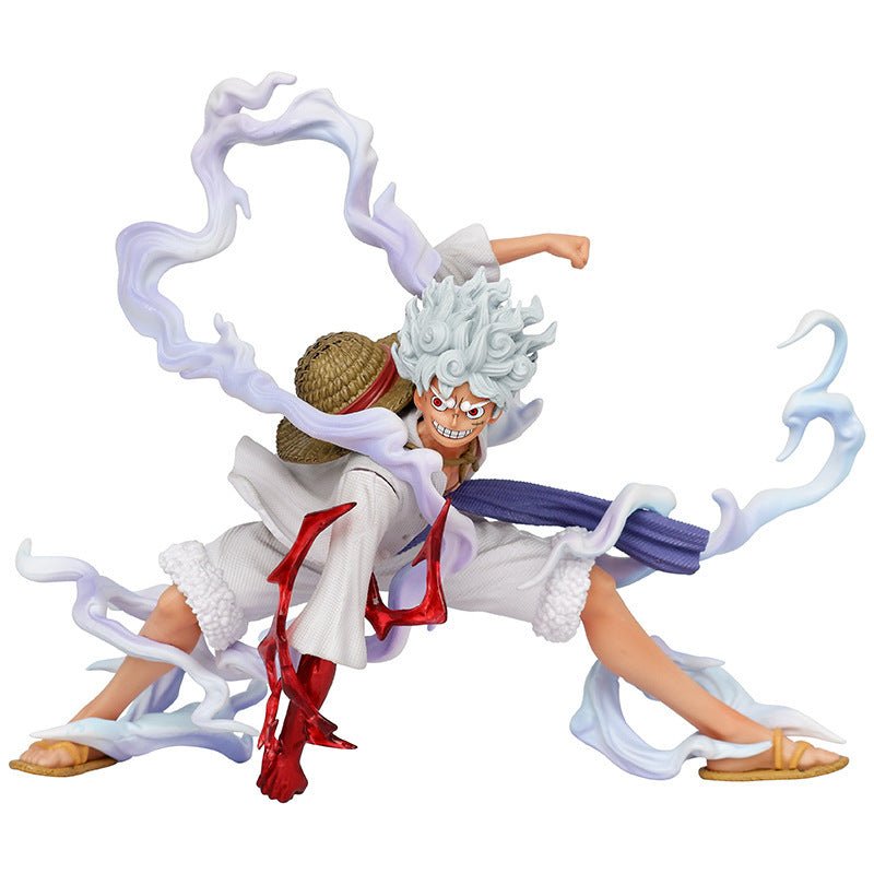 One Piece Gear 5 Sun God Nika Luffy Action Figure - Anime Room Decor PVC Toy - Astricos