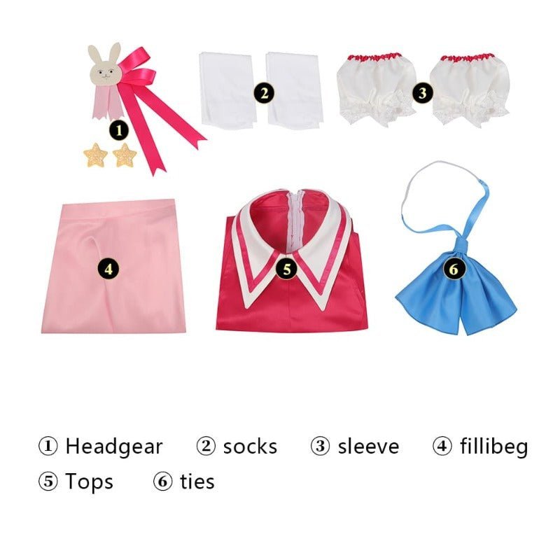 Oshi No Ko Hoshino Ai Cosplay Costume Full Set Role Play Uniform with Wig for Halloween - Astricos
