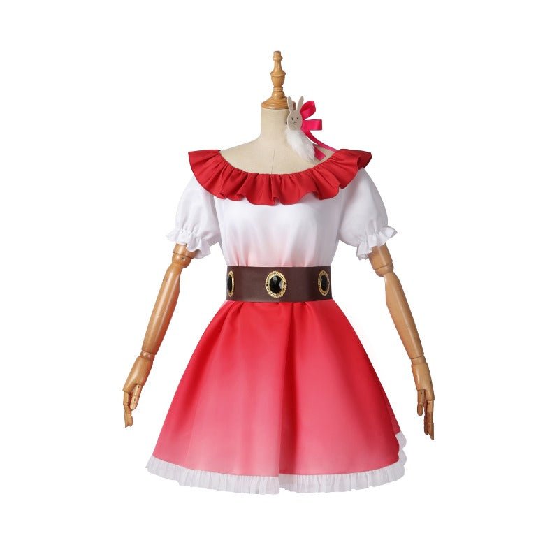 OSHI NO KO Hoshino Ai Cosplay Costume Singer Dress Full Set with Skirt and Headwear - Astricos