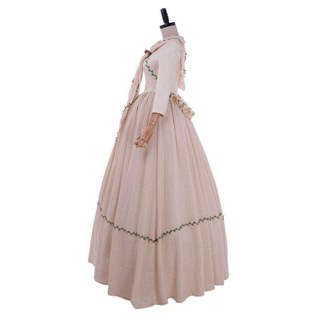 Outlander Brianna MacKenzie Wedding Dress Cosplay Costume | Victorian Colonial Gown for Women-Astricos