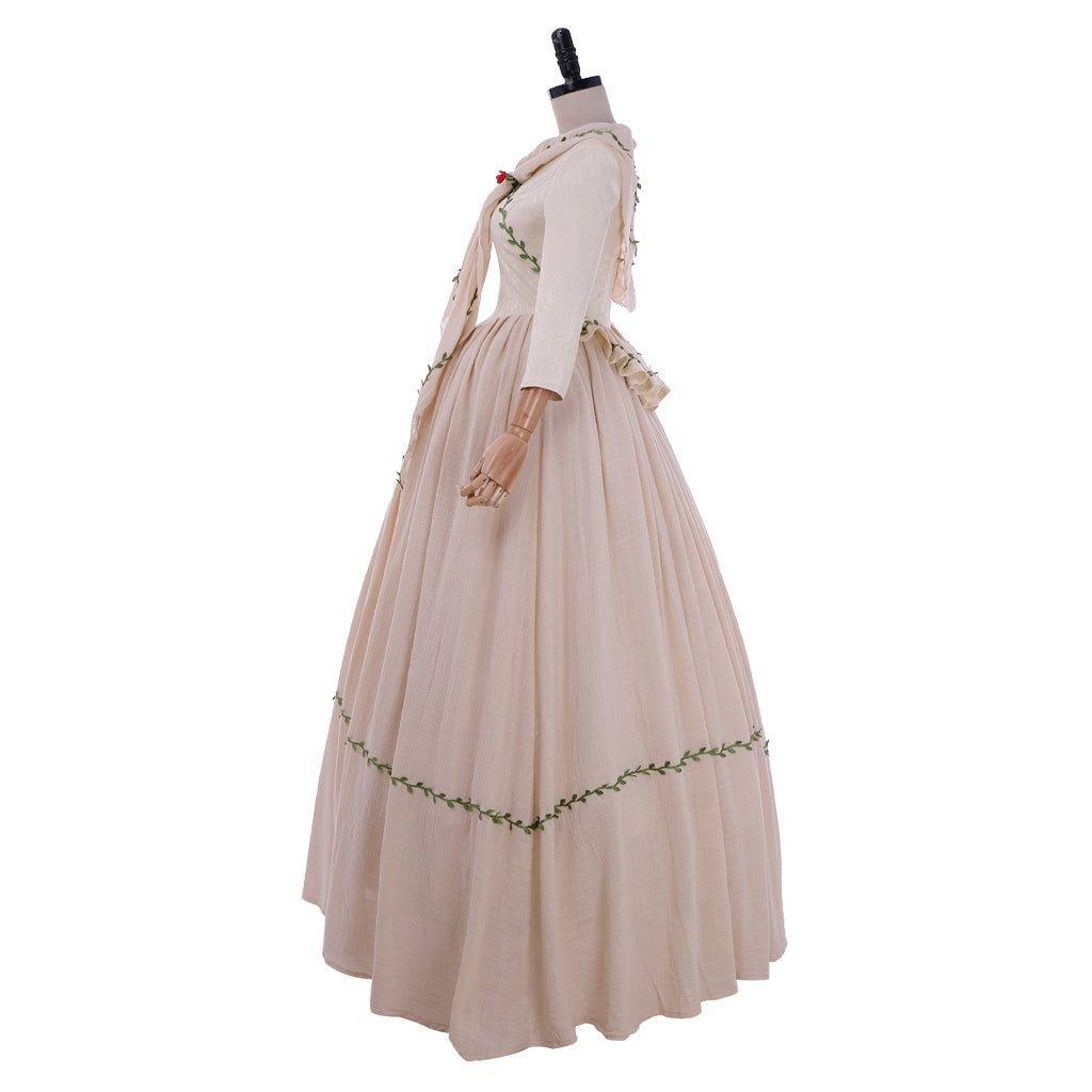 Outlander Brianna MacKenzie Wedding Dress Cosplay Costume | Victorian Colonial Gown for Women-Astricos