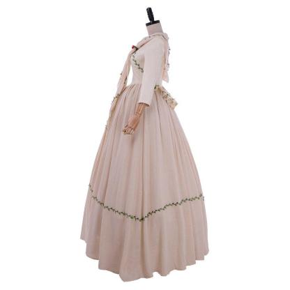 Outlander Brianna MacKenzie Wedding Dress Cosplay Costume | Victorian Colonial Gown for Women-Astricos