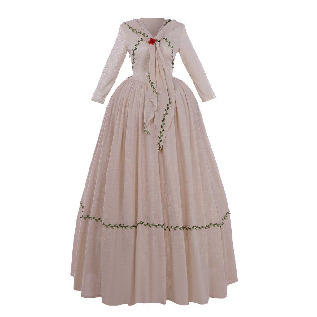 Outlander Brianna MacKenzie Wedding Dress Cosplay Costume | Victorian Colonial Gown for Women-Astricos
