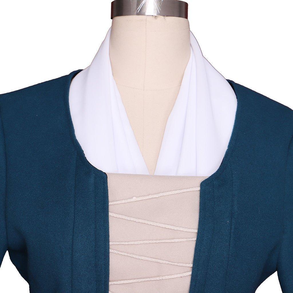 Outlander Claire Fraser Cosplay Dress - Scottish Highland Colonial Costume | Astricos-Astricos