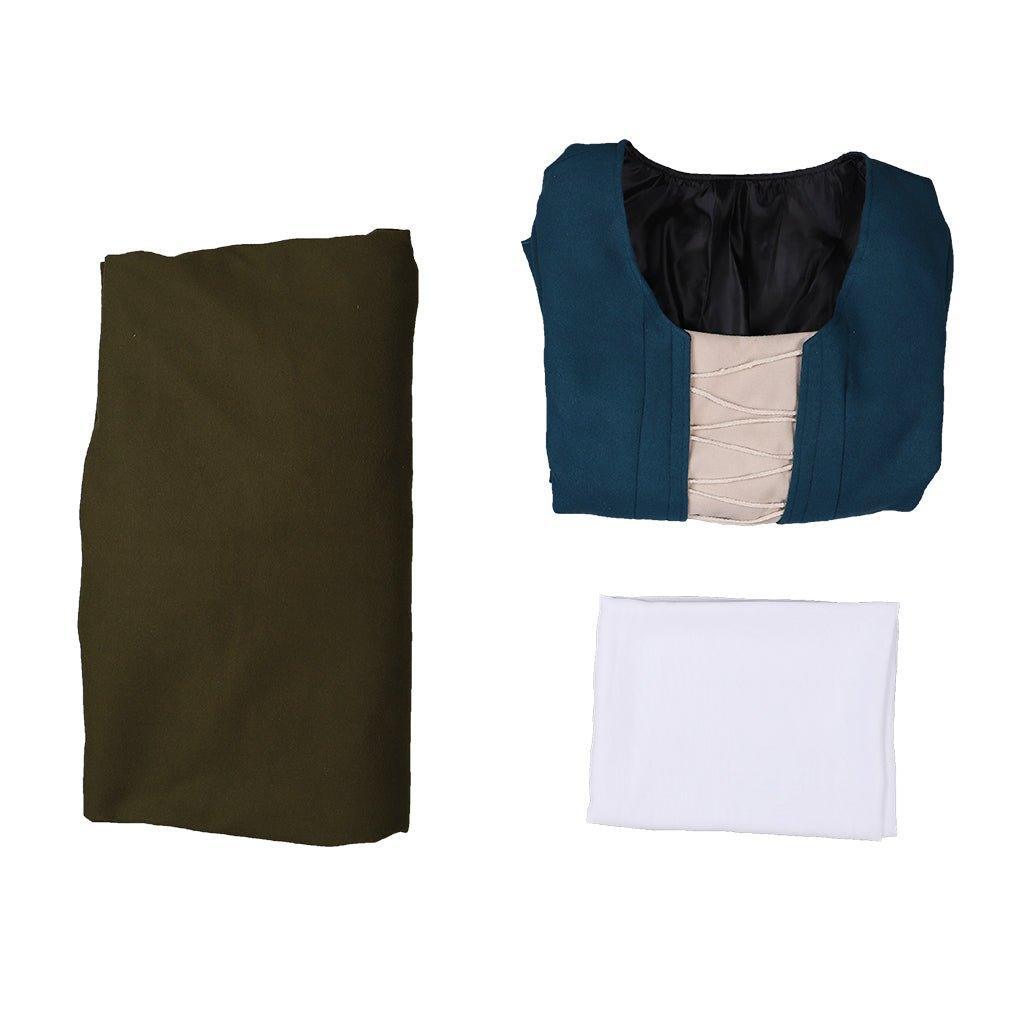 Outlander Claire Fraser Cosplay Dress - Scottish Highland Colonial Costume | Astricos-Astricos