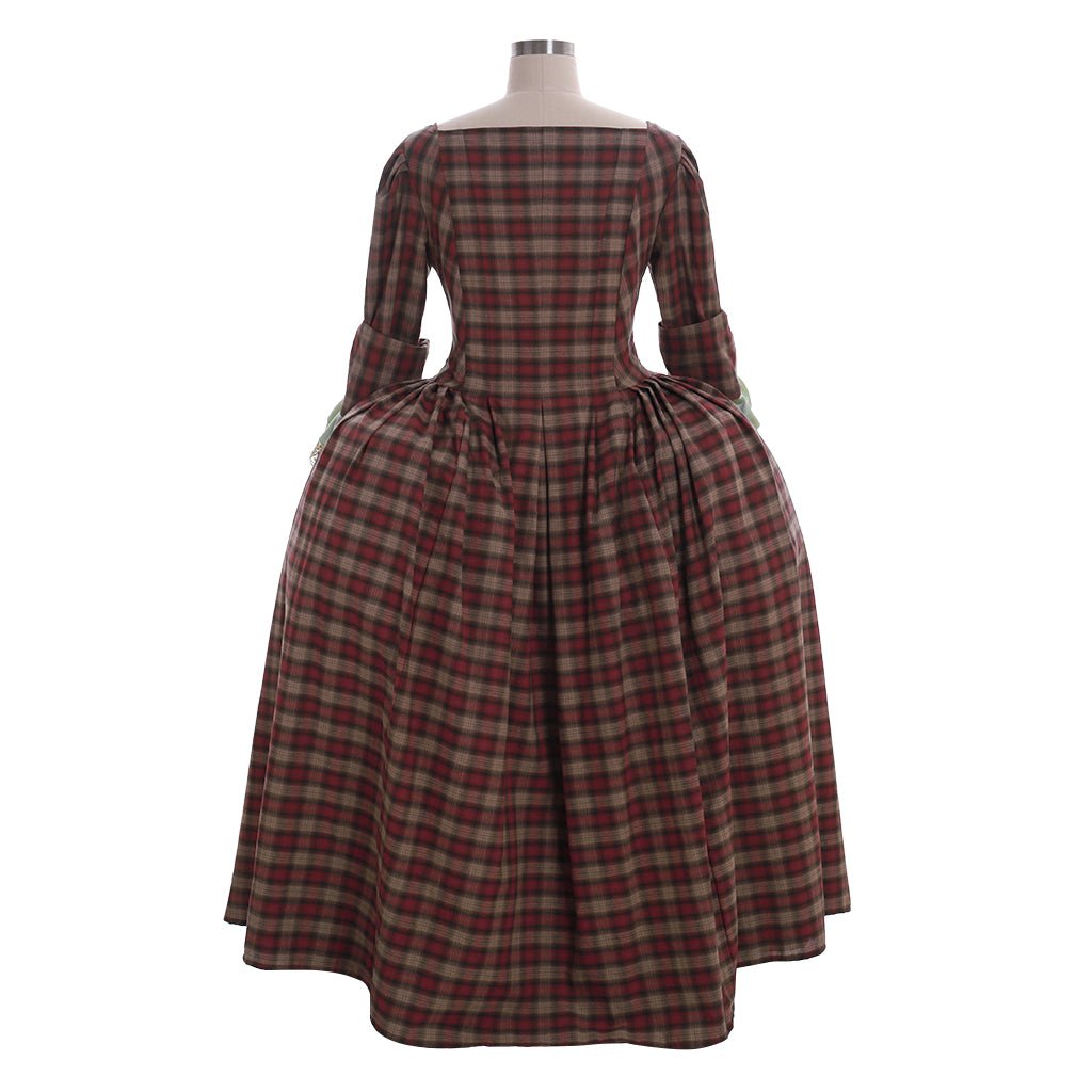 Outlander Claire Randall Fraser Cosplay Costume Gown | Women's Historical Dress-Astricos