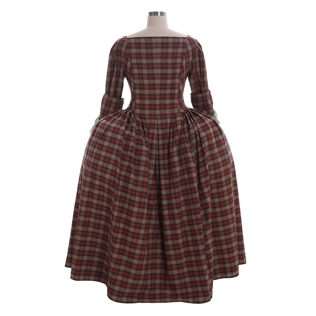 Outlander Claire Randall Fraser Cosplay Costume Gown | Women's Historical Dress-Astricos